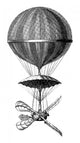 Aerostat - 18th century (1784 - Paris) Wall Decal