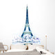 the Eiffel tower in paris Wall Decal