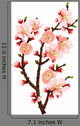 cherry blossom branch abstract background Wall Decal