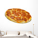 Pepperoni and cheese pizza isolated on white background Wall Decal