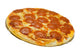 Pepperoni and cheese pizza isolated on white background Wall Decal