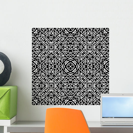 Monochrome Pattern 4 Wall Decal