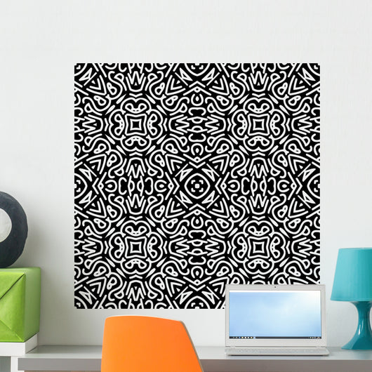 Monochrome Pattern 4 Wall Decal