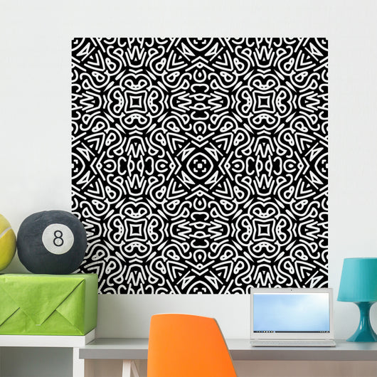Monochrome Pattern 4 Wall Decal