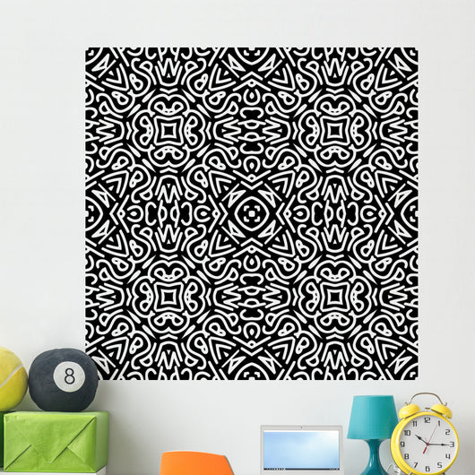 Monochrome Pattern 4 Wall Decal