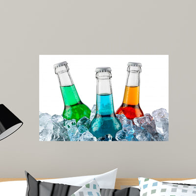 Icecold Drinks shown on a wall