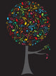 Pop Color Musical Notes Wall Mural