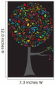 Pop Color Musical Notes Wall Mural