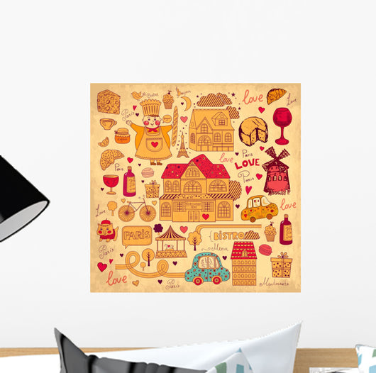 Vintage Vector Card with