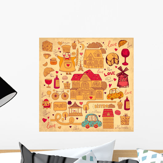 Vintage Vector Card with