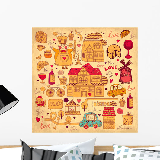 Vintage Vector Card with