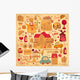 Vintage Vector Card with