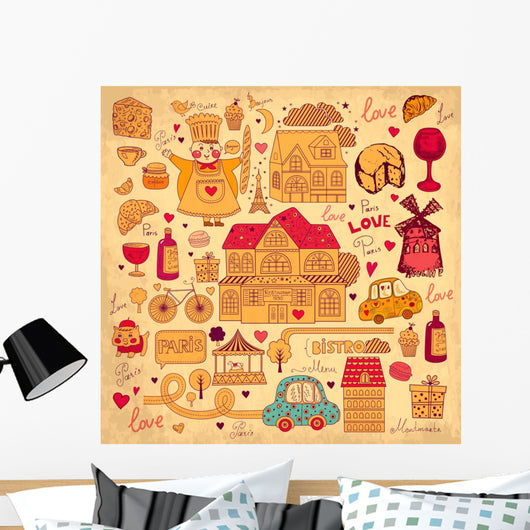 Vintage Vector Card with