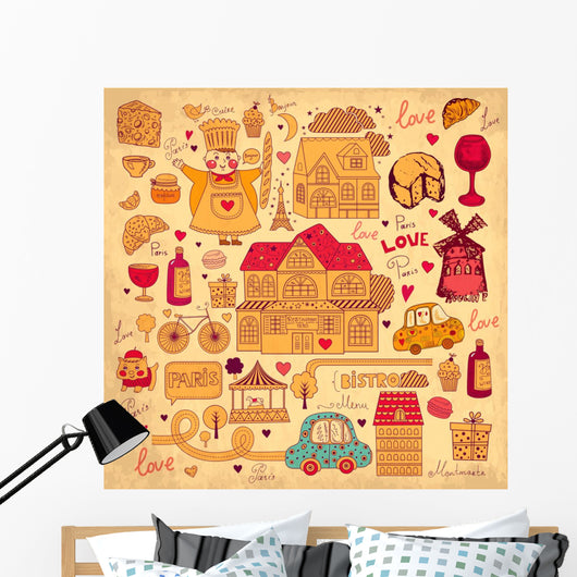 Vintage Vector Card with