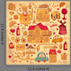 Vintage Vector Card with