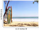Surfing boards on the beach Wall Mural