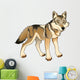 Wolf. Vector isolated character Wall Decal
