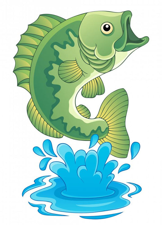 Freshwater fish theme image 6 Wall Decal