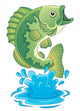 Freshwater fish theme image 6 Wall Decal