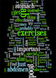 Ab Exercises Do you want a six pack Concept Wall Mural