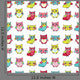 Owls Seamless Pattern Wall Decal