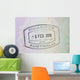 Immigration Stamp Wall Mural