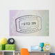 Immigration Stamp Wall Mural