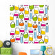 Seamless Perfumery Pattern Wall Decal