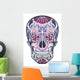 Floral Ornamental Skull Wall Decal