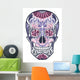 Floral Ornamental Skull Wall Decal