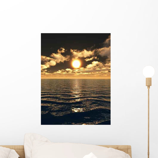 Sea Sunset Wall Decal
