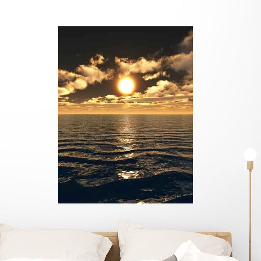 Sea Sunset Wall Decal