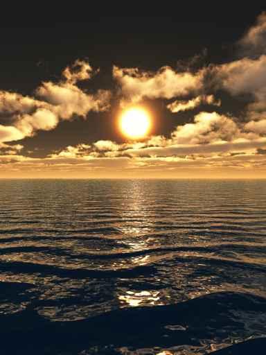 Sea Sunset Wall Decal