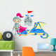 Dragon and Knight Wall Decal