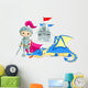 Dragon and Knight Wall Decal