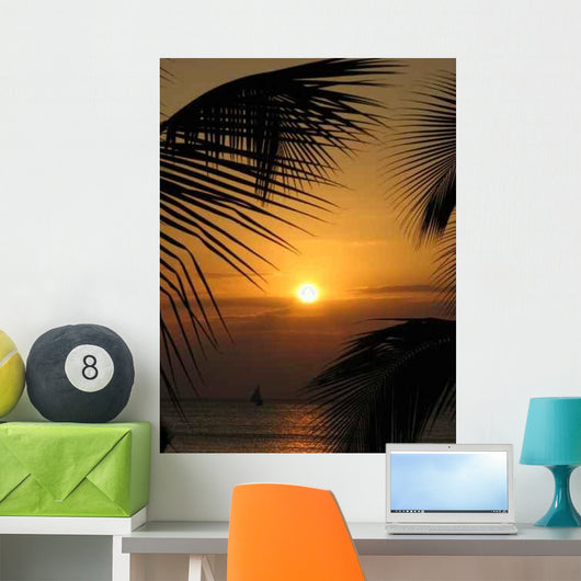 Sail Sunset Wall Decal
