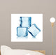 Three Ice Cubes Wall Decal