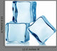 Three Ice Cubes Wall Decal