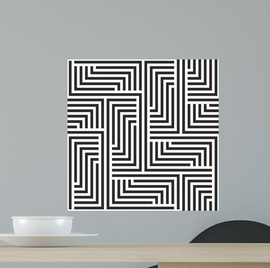 Black and White Zigzag