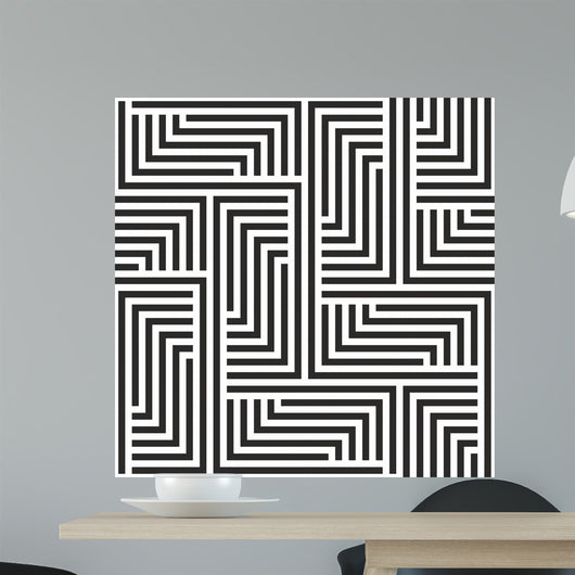 Black and White Zigzag