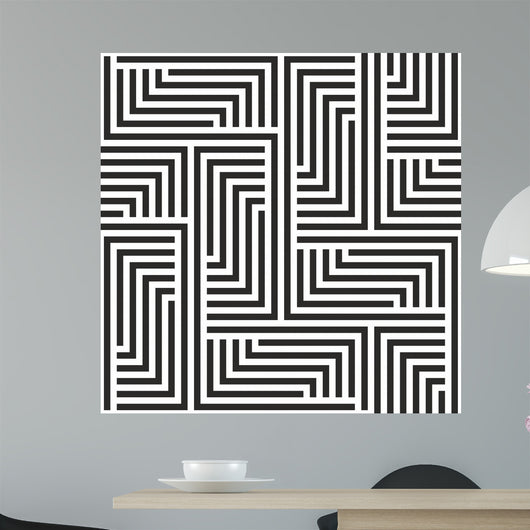 Black and White Zigzag