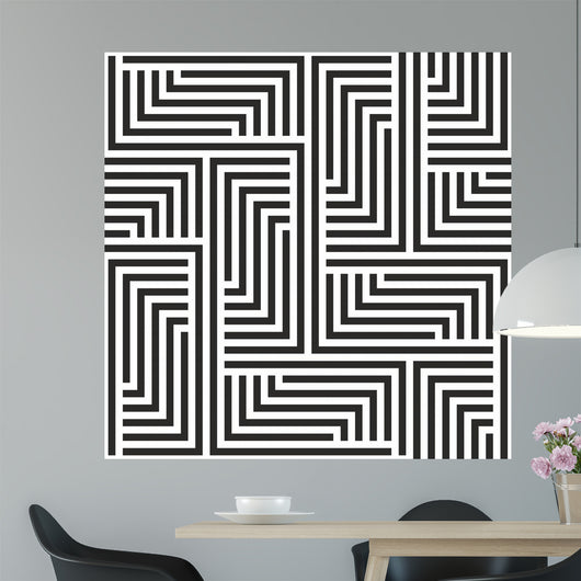 Black and White Zigzag