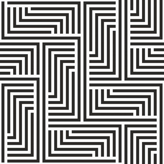 Black and White Zigzag