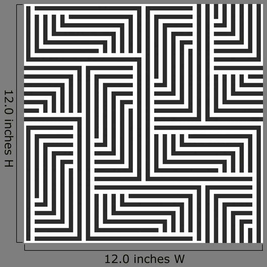 Black and White Zigzag