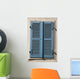Blue Shutters Wall Mural