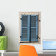 Blue Shutters Wall Mural