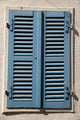 Blue Shutters Wall Mural