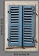 Blue Shutters Wall Mural