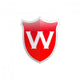 Secure Shield Letter W Wall Mural