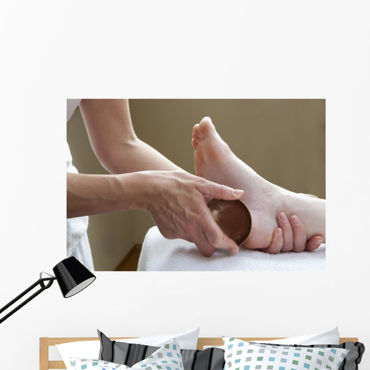 Ayurveda Massage with Kansu Wall Decal